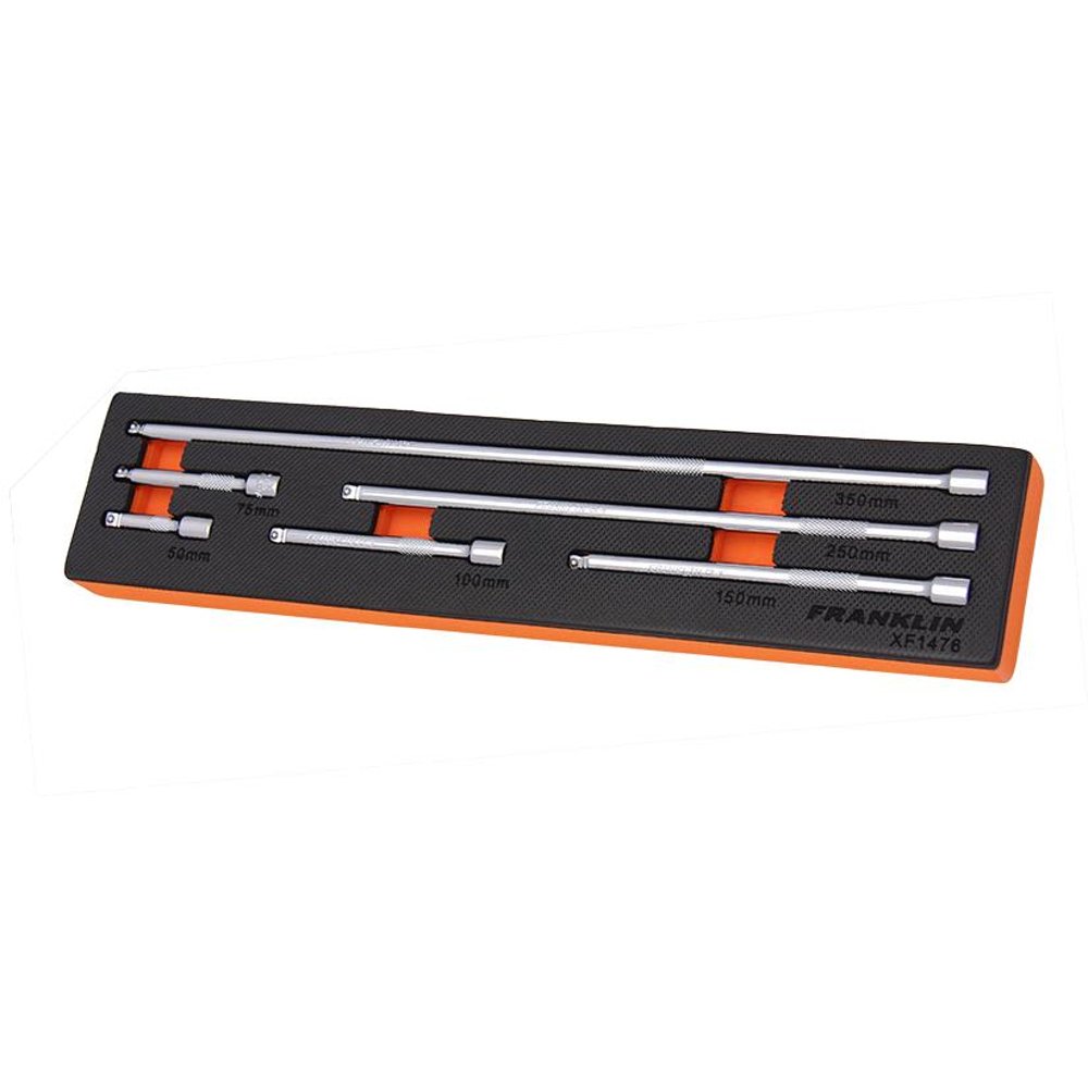 1/4" Drive Two Stage Wobble & Fixed Extension Bar Set Franklin Tools XF1476