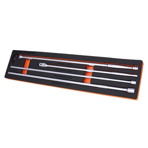 Breaker Bar & Extension 4 Pce Set 3/8" & 1/2" Drive Franklin Tools XFA100