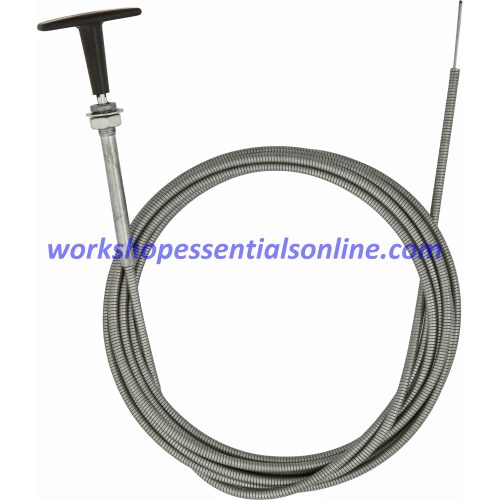 Diesel Stop/Bonnet Cables with T-Handle & Bowden Cable Inner 2.44m AC6