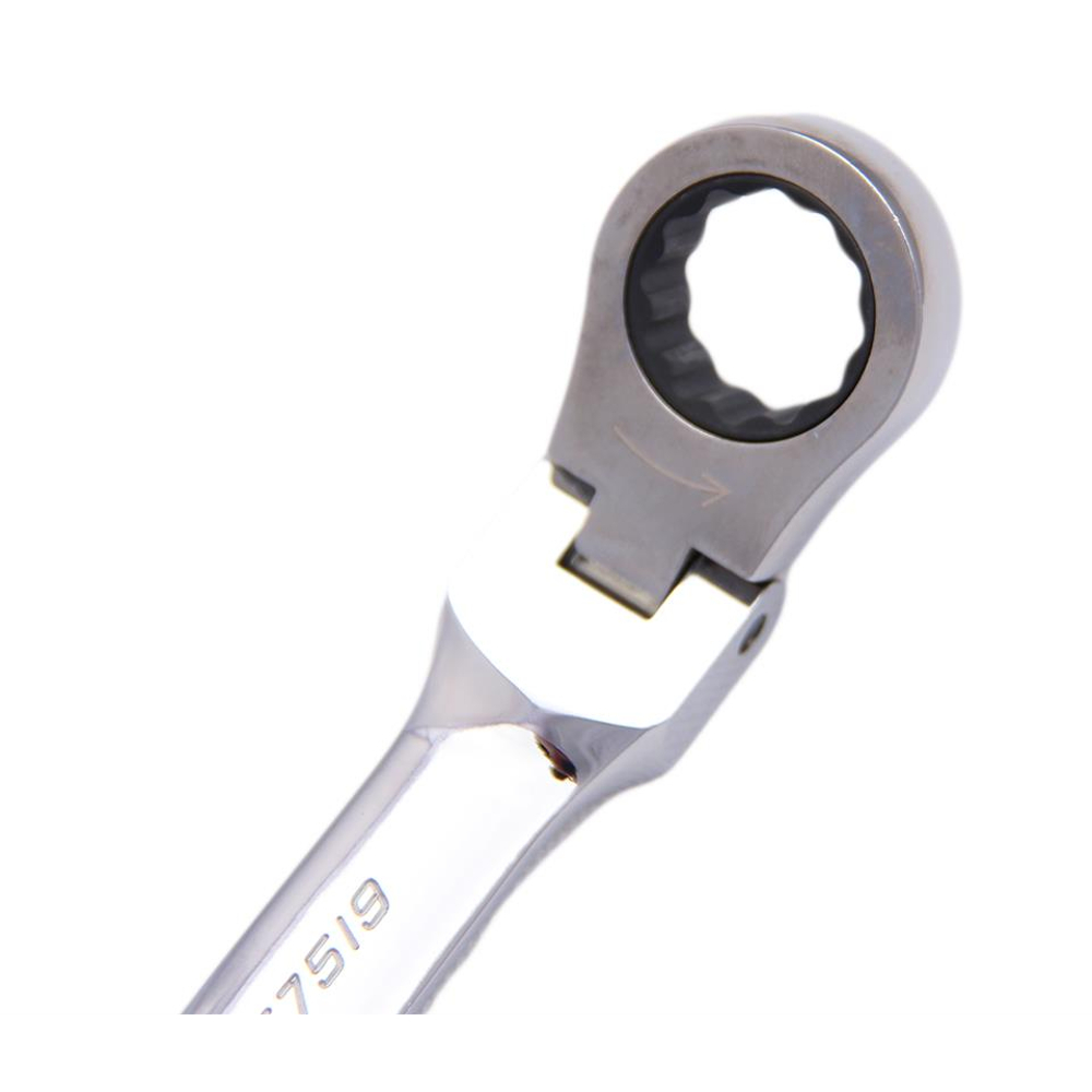 Flexi Ratchet Combination Spanner Set 10 Pc 12 Pt 10-19mm Franklin Tools AF7500
