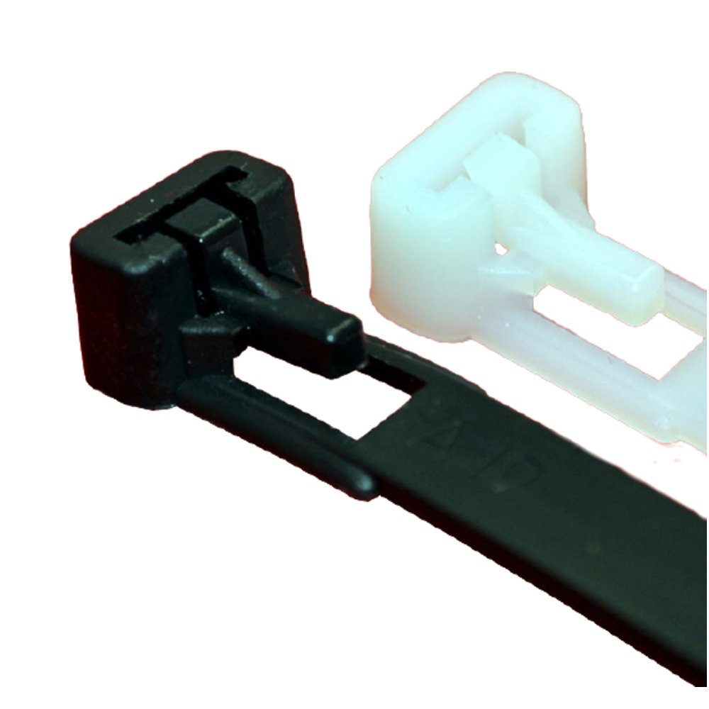 Cable Ties Releasable White Strong Tie Wraps-Zip Ties Nylon - Image 2