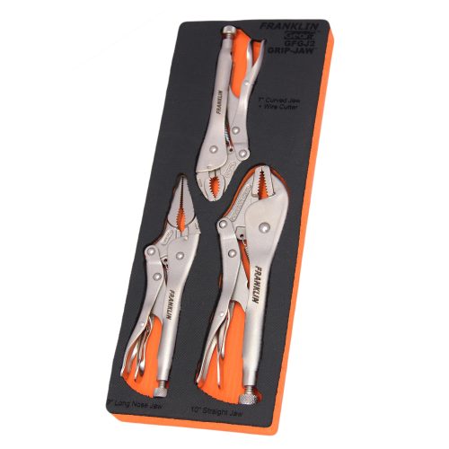 Grip-Jaw/Locking Plier Set 3 Pce 7", 9" & 10" Franklin Tools GFGJ2