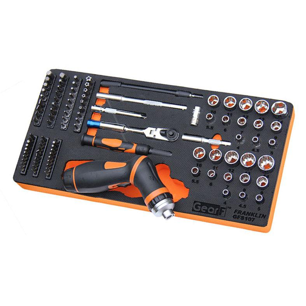 1/4" Drive Master Screwdriver & Mini Ratchet Set 106 Pc Franklin Tools GFS106