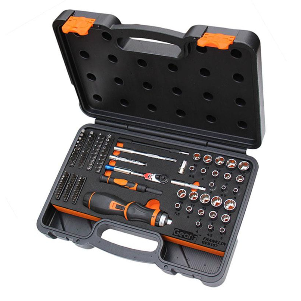 1/4" Drive Master Screwdriver & Mini Ratchet Set 106 Pc Franklin Tools GFS106