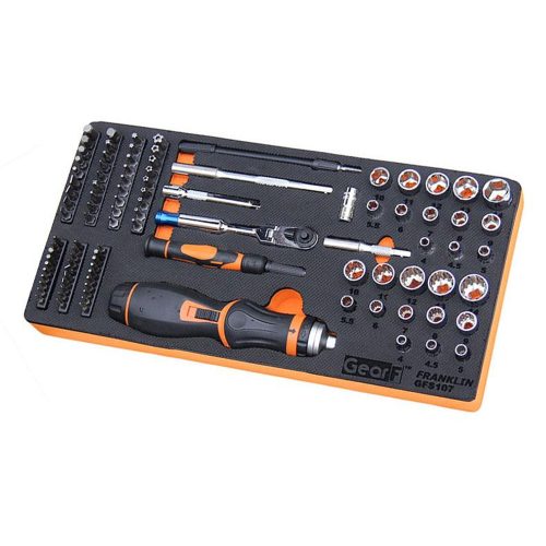 1/4" Drive Master Screwdriver & Mini Ratchet Set 106 Pc Franklin Tools GFS106