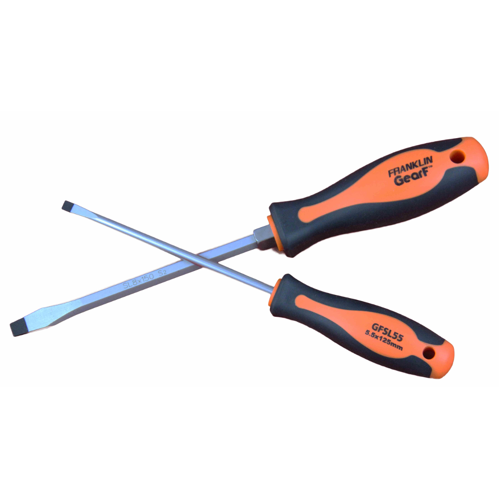 Flat Screwdriver Set S2 PRO 6 Pce Franklin Tools GFS2F