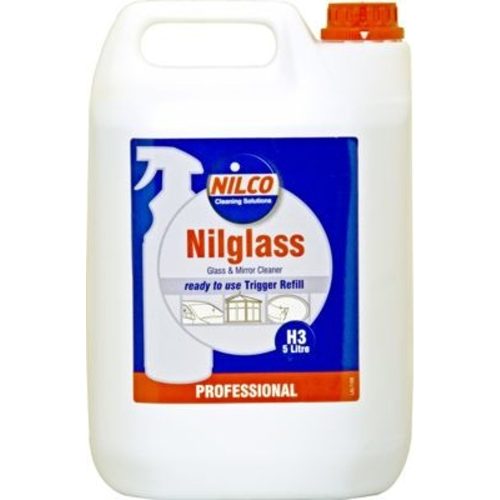NILCO 'Nilglass' Glass & Mirror Cleaner 2 x 5 Litre Containers NIL5