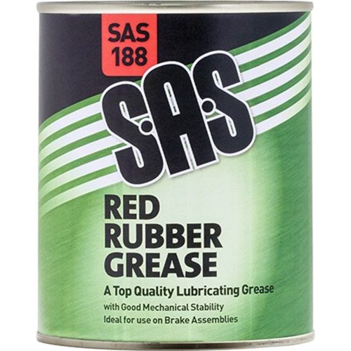 Red Rubber Grease SAS 500g Tin SAS188