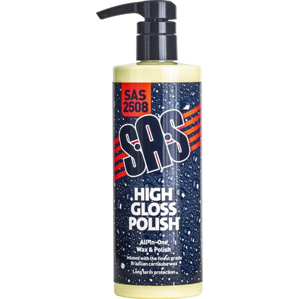 Exterior Detailing Polish Pack SAS Set of 6 x 500ml bottles. SASVP3