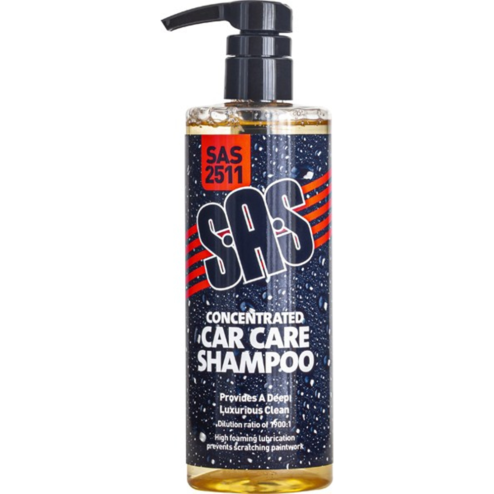 Car Care Shampoo SAS 1900:1 Dilution Only 12ml for av size car SAS2511A