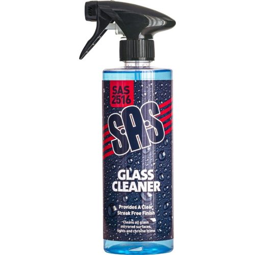 Glass Cleaner SAS 500ml Trigger Spray Safe on tinted glass SAS2516A