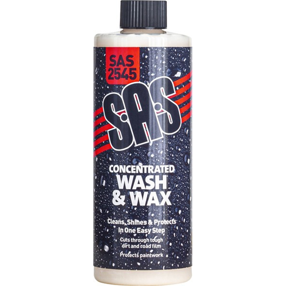 Wash & Wax Concentrate SAS 500ml Between 1:400 & 1:800 Dilution SAS2545A