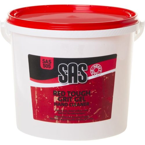 Red Tough Grit Gel Hand Cleaner - Heavy Duty 5L SAS Water based SAS505
