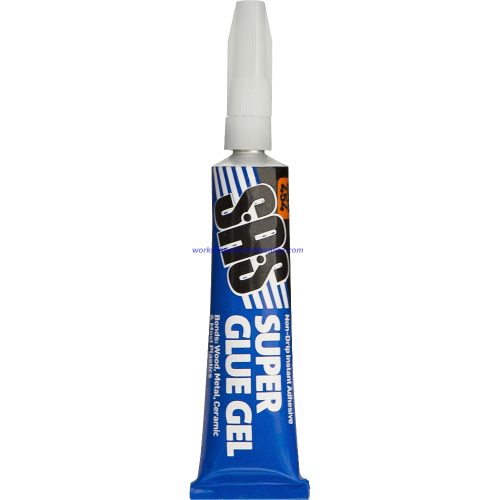 Super Glue Gel SAS 20g Tubes Quick Setting Non Drip Gel Adhesive SAS454