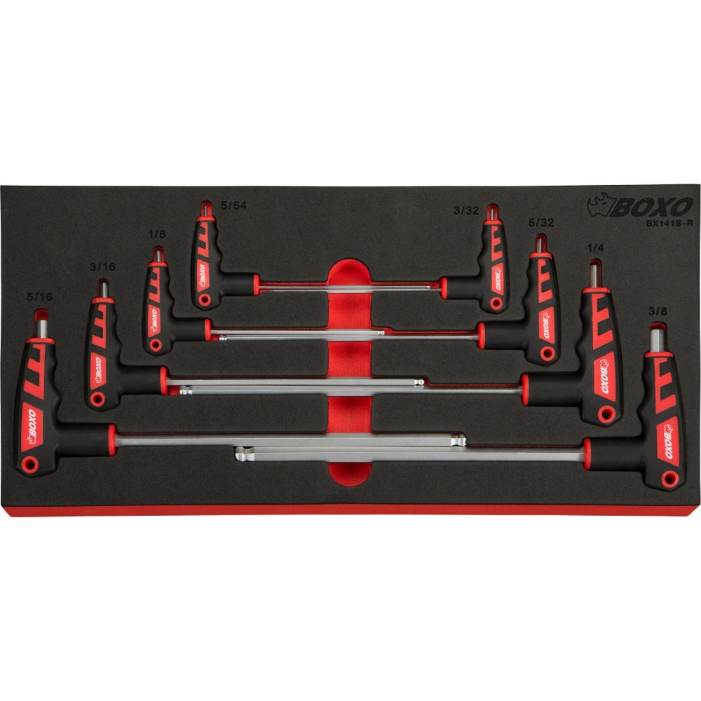Hex Key Set Imperial Dual Drive 8 Piece BOXO BX141S-R Only 2 Left