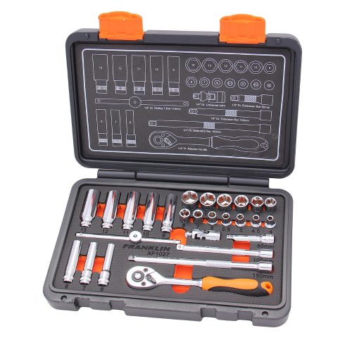 1/4" Drive 6 Point Socket Set 27 Pce Franklin Tools XF1027
