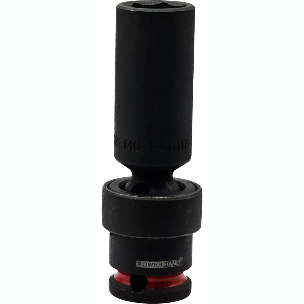 3/8" Drive Deep Swivel Impact Socket Powerhand 14mm KI-S38-SD14