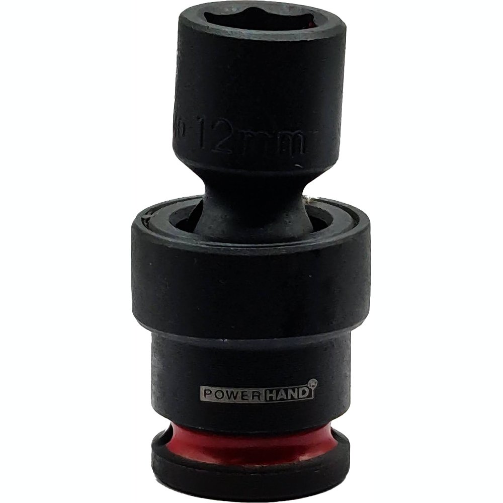 3/8" Drive Shallow Swivel Impact Socket Powerhand 12mm KI-S38-SS12