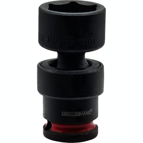 3/8" Drive Shallow Swivel Impact Socket Powerhand 19mm KI-S38-SS19