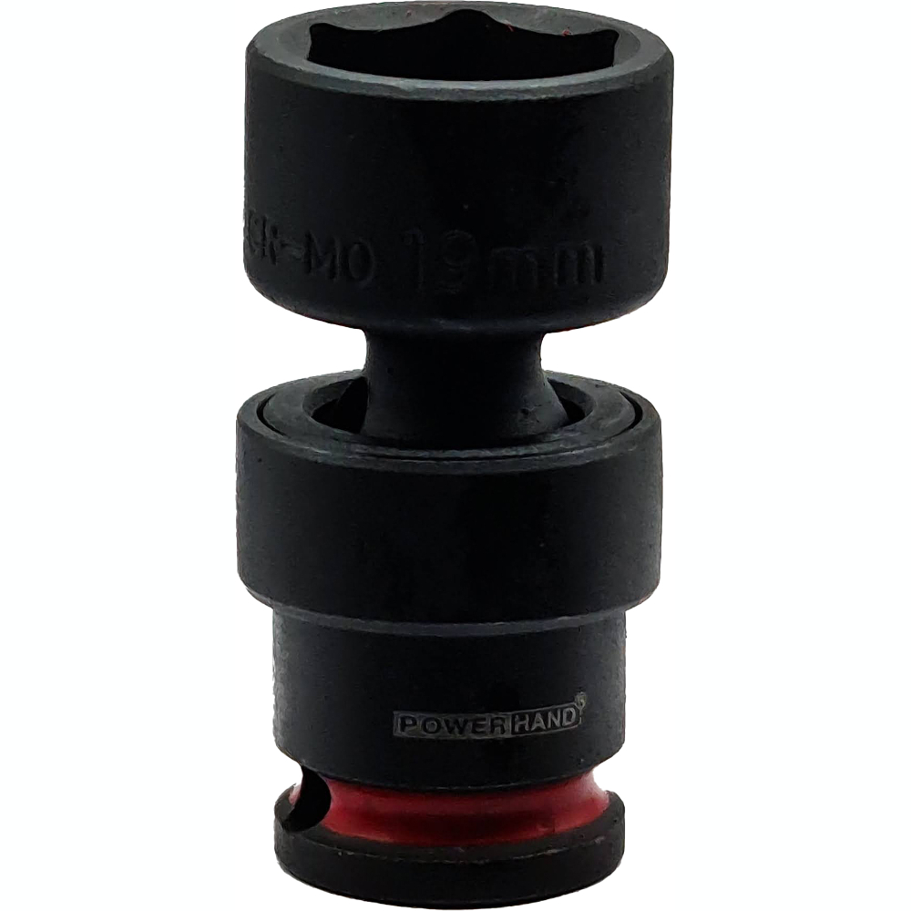 3/8" Drive Shallow Swivel Impact Socket Powerhand 19mm KI-S38-SS19