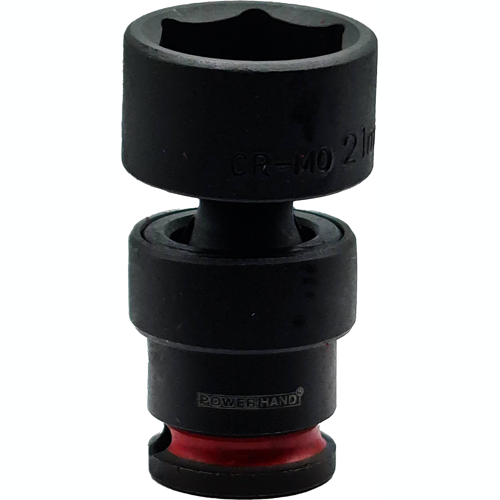3/8" Drive Shallow Swivel Impact Socket Powerhand 21mm KI-S38-SS21