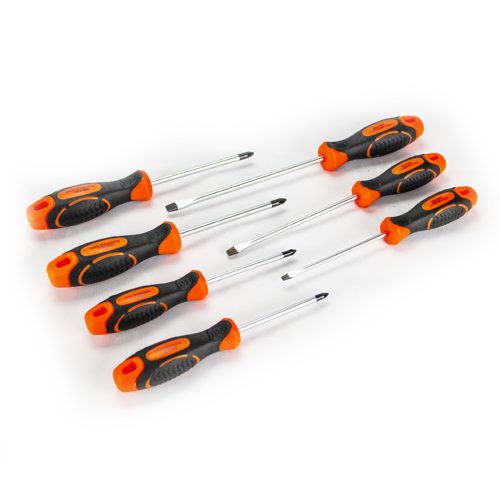 Screwdriver Set 7 Pce Flathead/Phillips & Pozi Deltec DelSD7