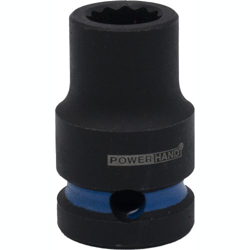 1/2" Drive Shallow Impact Socket 12 Point 11mm Powerhand KI-S12-S11A