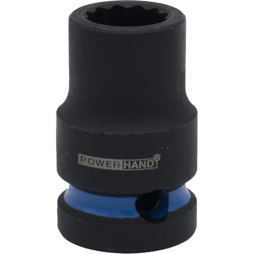 1/2" Drive Shallow Impact Socket 12 Point 12mm Powerhand KI-S12-S12A