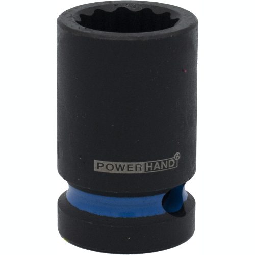 1/2" Drive Shallow Impact Socket 12 Point 15mm Powerhand KI-S12-S15A