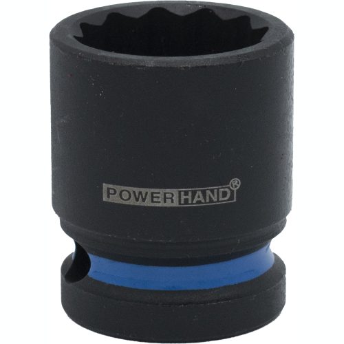 1/2" Drive Shallow Impact Socket 12 Point 21mm Powerhand KI-S12-S21A