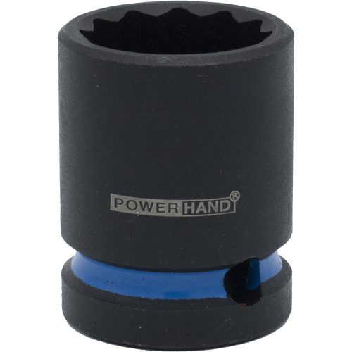 1/2" Drive Shallow Impact Socket 12 Point 22mm Powerhand KI-S12-S22A