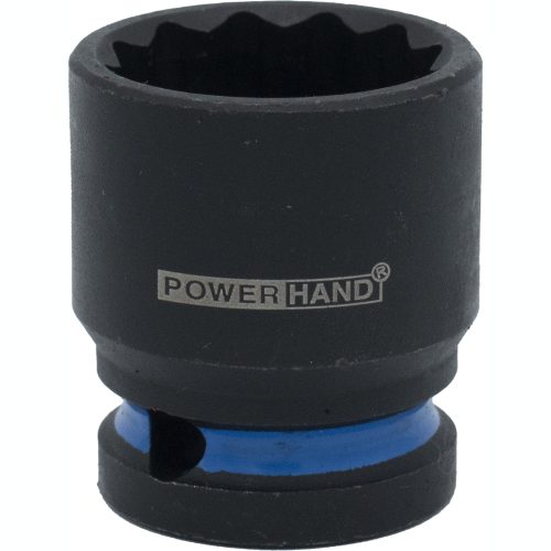 1/2" Drive Shallow Impact Socket 12 Point 24mm Powerhand KI-S12-S24A