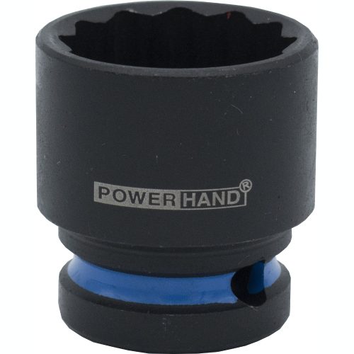 1/2" Drive Shallow Impact Socket 12 Point 26mm Powerhand KI-S12-S26A
