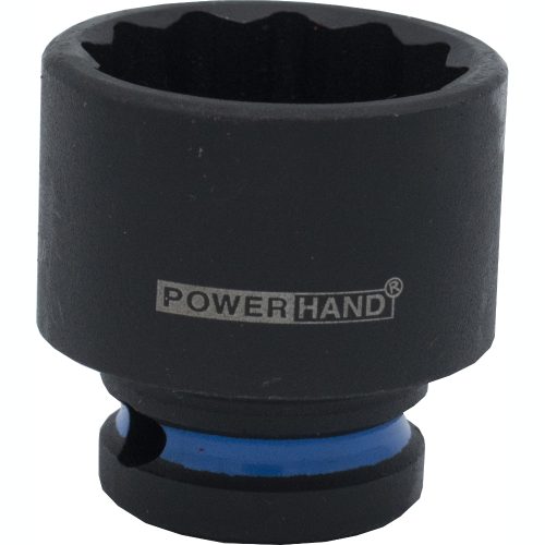 1/2" Drive Shallow Impact Socket 12 Point 30mm Powerhand KI-S12-S30A