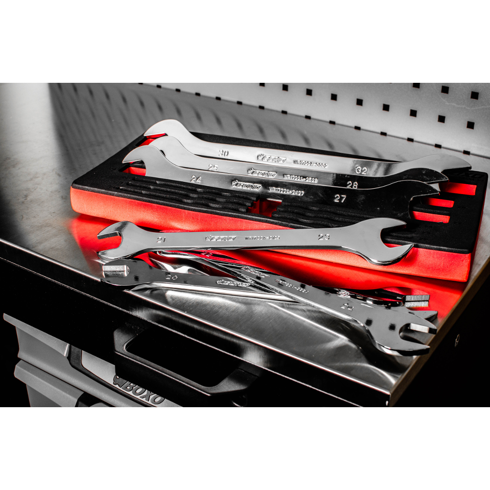 Double Open-Ended Spanner Set Ultra Thin 6 Pce BOXO BX564-R2