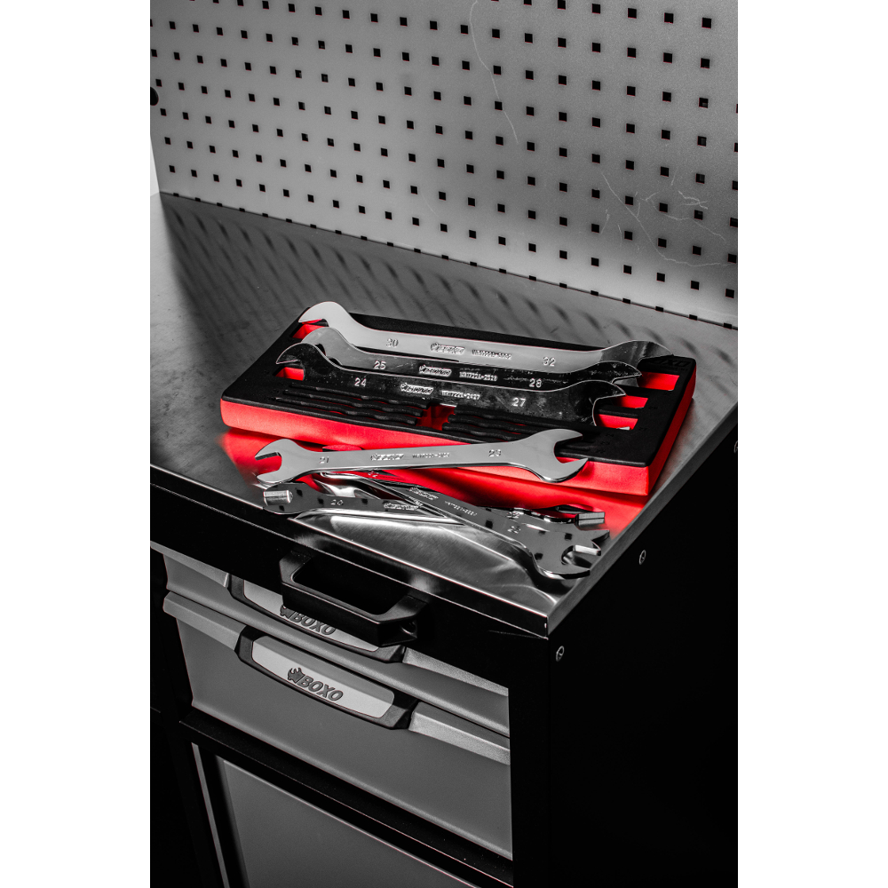 Double Open-Ended Spanner Set Ultra Thin 6 Pce BOXO BX564-R2