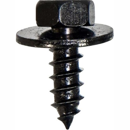 Sheet Metal/Acme Screw Black with Captive Washer Hex Head 14 x 3/4"(6.3x19mm)