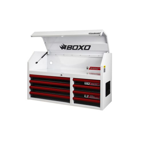 Top Box 41" 8 Drawer White - choice of trim colour BOXO KIT-TB41TOP-W