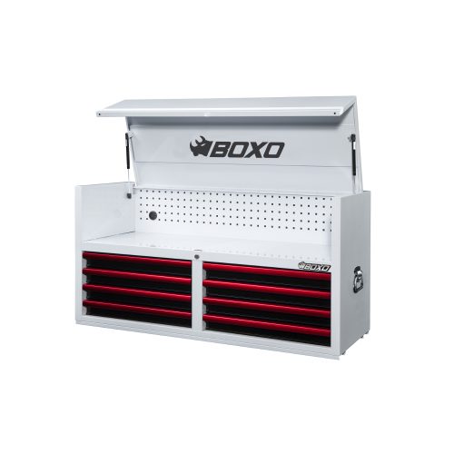 Top Box 53" 8 Drawer White - choice of trim colour BOXO KIT-TB53TOP-BK