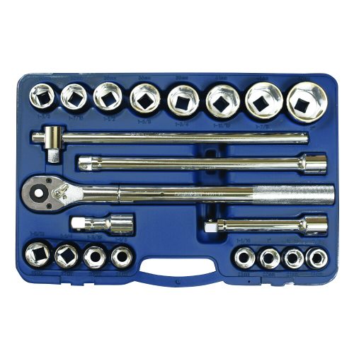 Metric Socket Set 3/4" Drive 21 Piece 19 - 50mm Sockets in box Signet S14721