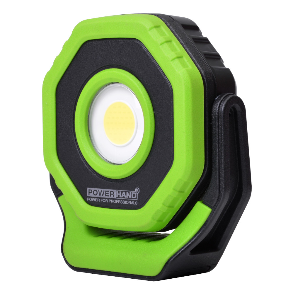 Rechargeable Pocket Flood Light 700 Lumen Green PowerHand SIN-100.1090-G