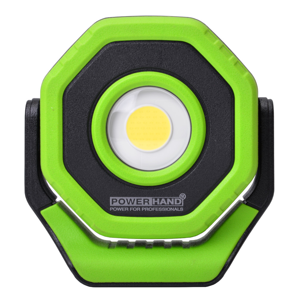 Rechargeable Pocket Flood Light 700 Lumen Green PowerHand SIN-100.1090-G