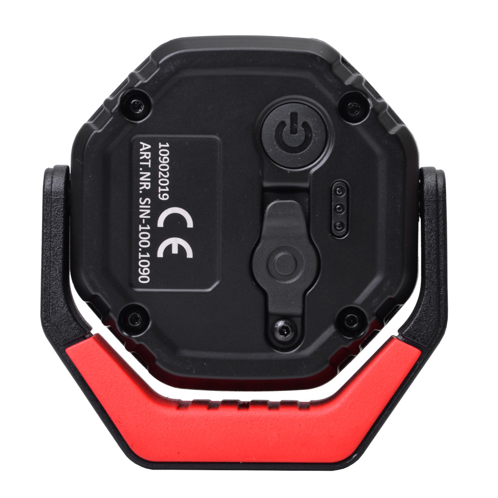 Rechargeable Pocket Flood Light 700 Lumen Red PowerHand SIN-100.1090-R