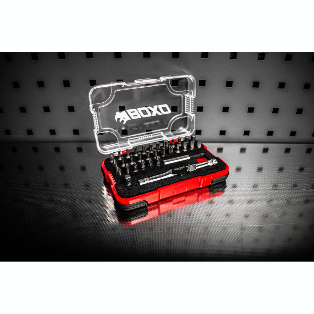 1/4" Drive Bit Socket and Accessories Set 33 Pc BOXO P503-R2
