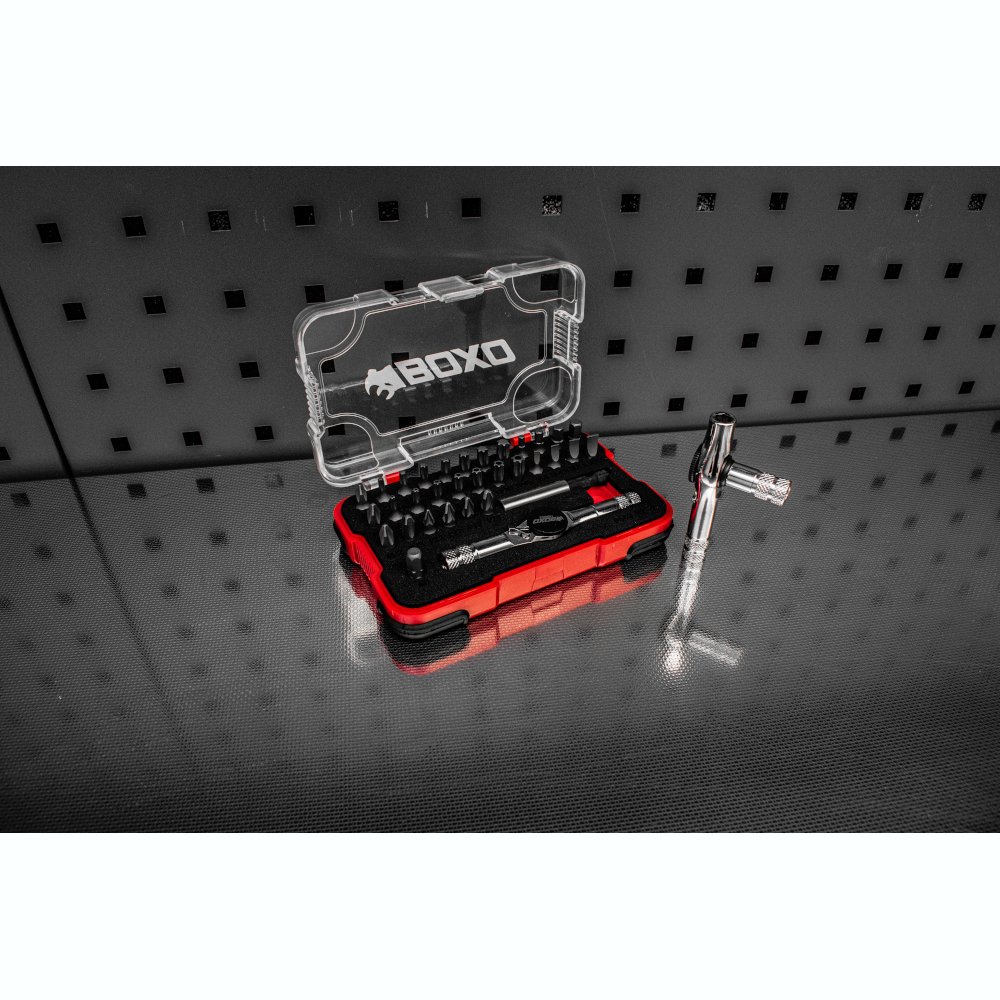 1/4" Drive Bit Socket and Accessories Set 33 Pc BOXO P503-R2