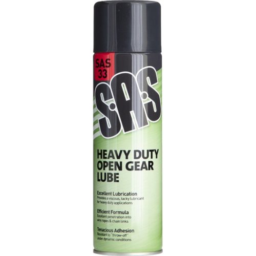 Heavy Duty Open Gear Lube SAS 500ml x 3 Aerosol SAS33A-3
