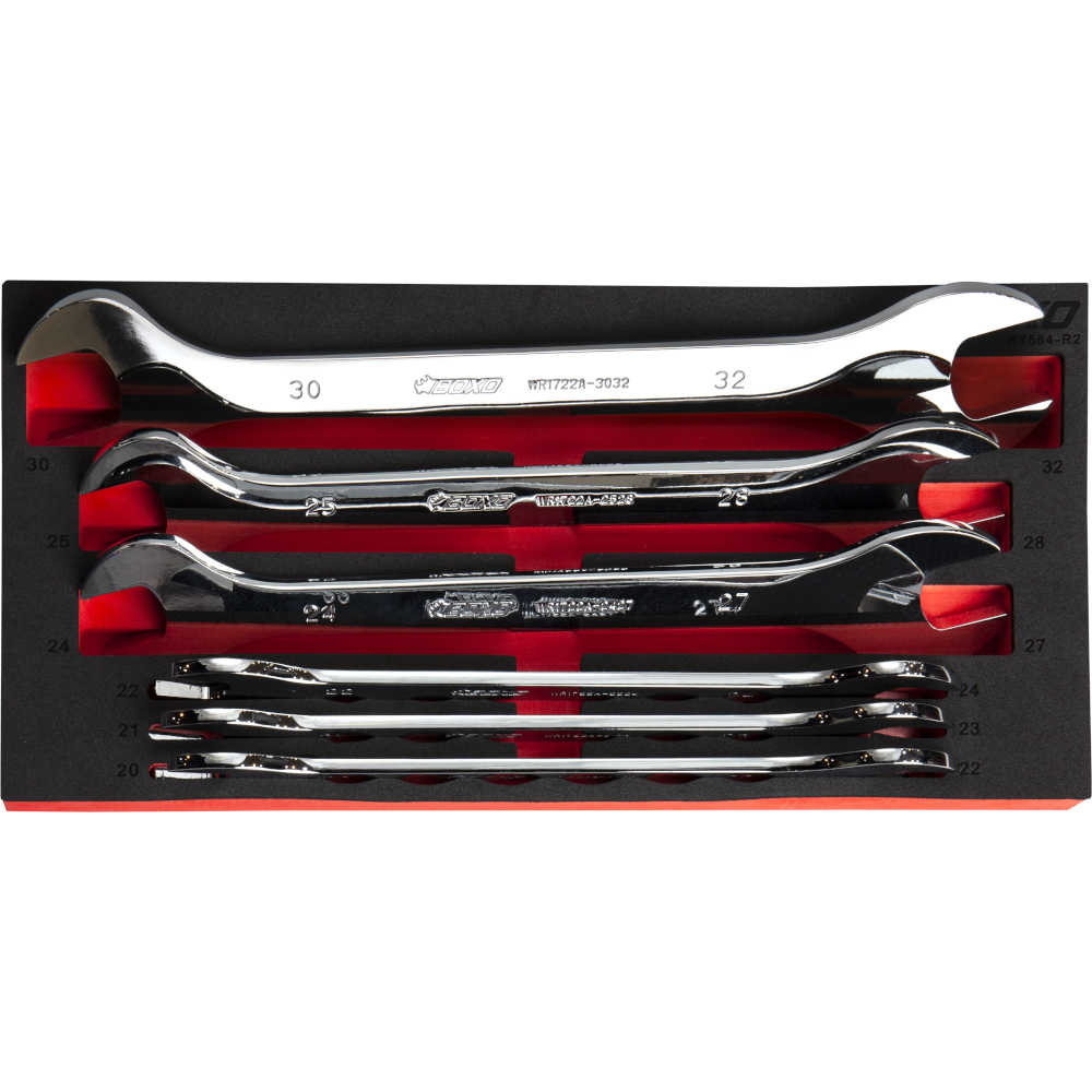 Ultra Thin Double Open-Ended Spanners & Sets BOXO WR1722A - Image 3