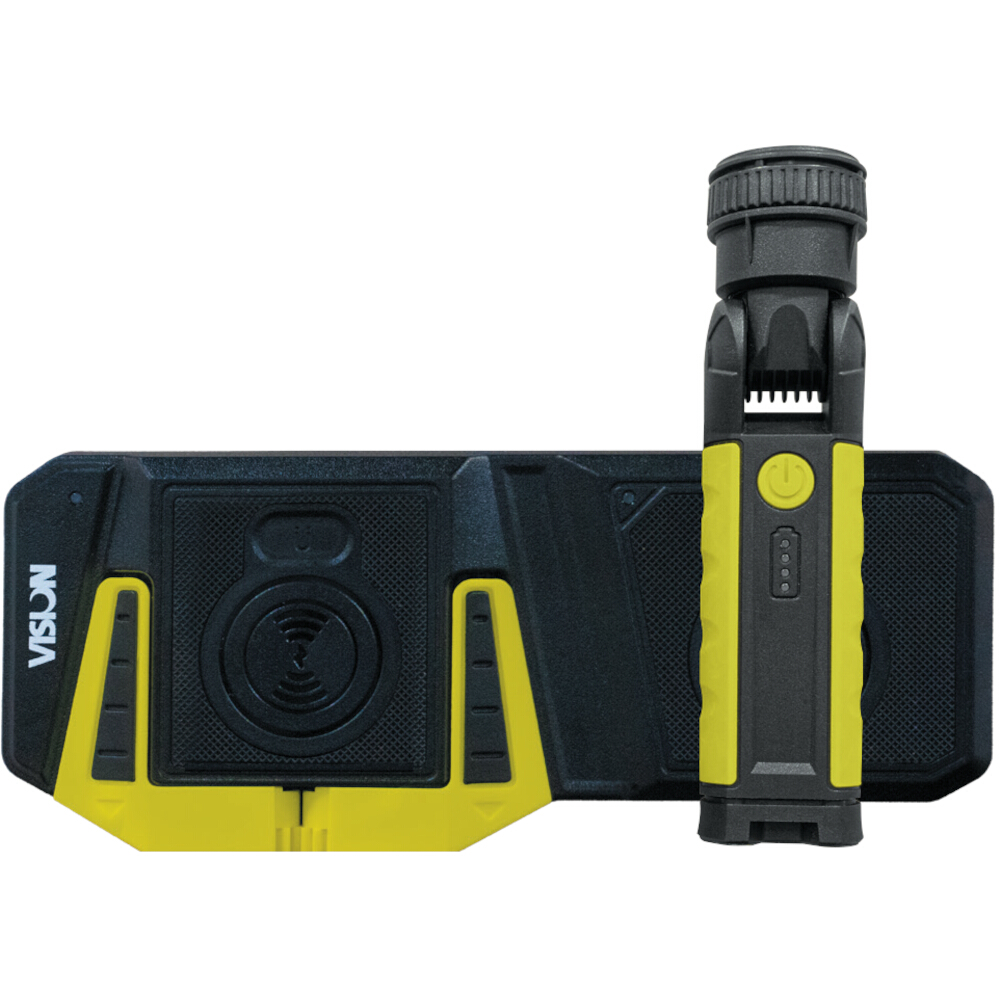 Hand Torch with Adjust Beam & Wireless Fast Charging Pad VISION EHLW431