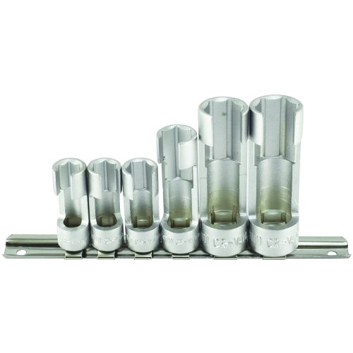 Slotted Pipe Socket Set 3/8" & 1/2" Drive 6 Piece Trident T324600