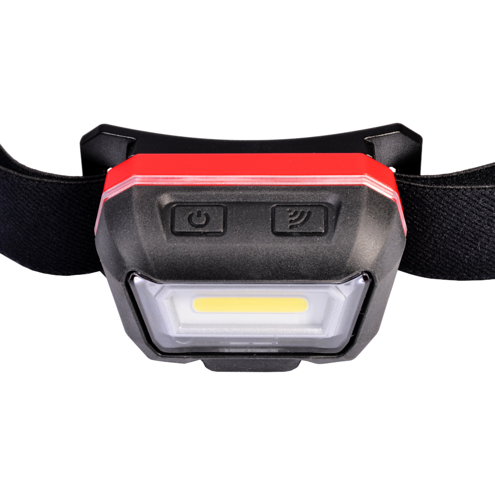 Powerhand Rechargeable Head Lamp COB 3W Smart Motion Sensor SIN-100.3001